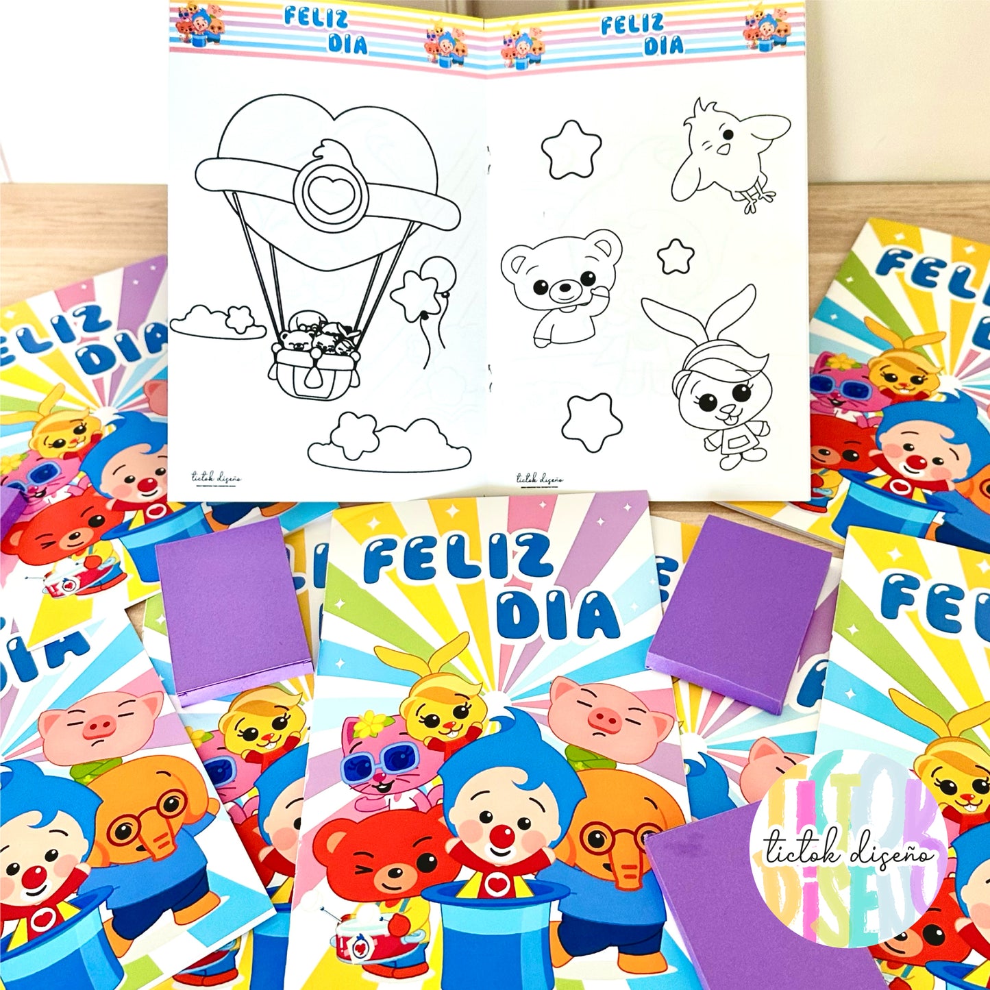 Libritos para colorear
